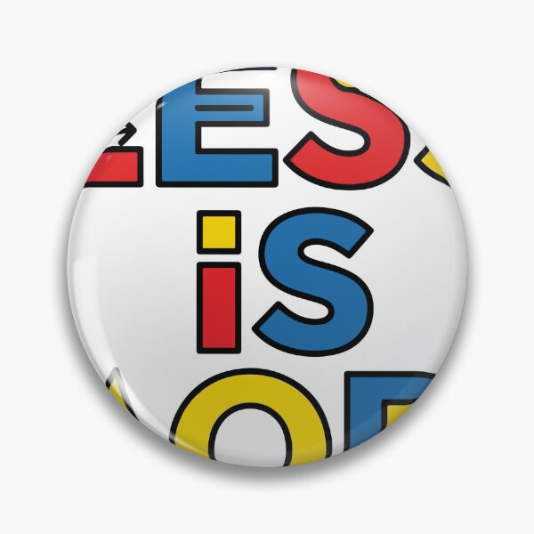 Item preview, Less is More - Bauhaus Primary Color Pop Art Design designed and sold by iwzzuel.