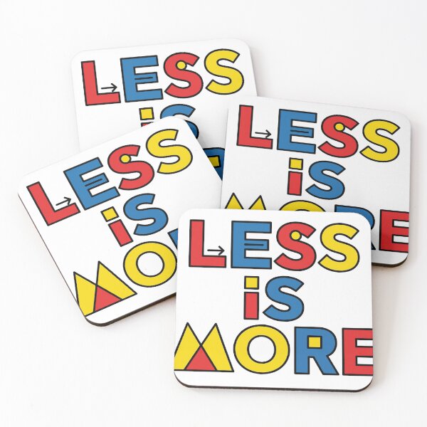 Item preview, Less is More - Bauhaus Primary Color Pop Art Design designed and sold by iwzzuel.