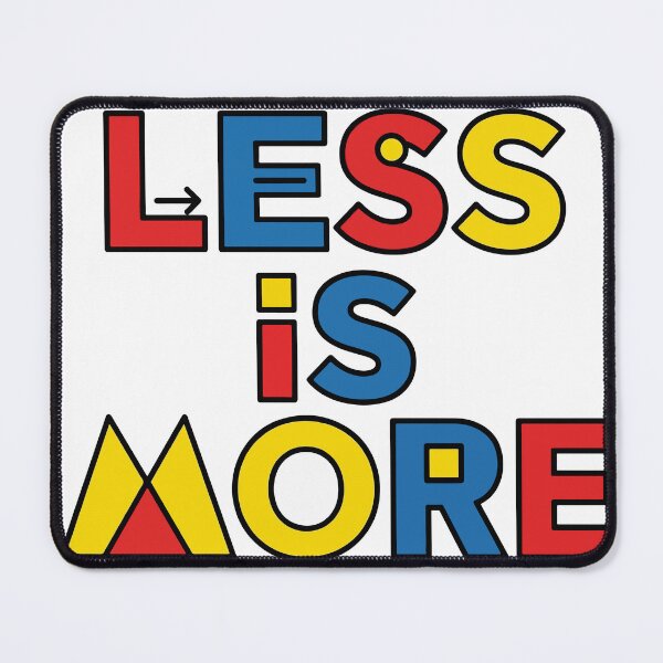 Item preview, Less is More - Bauhaus Primary Color Pop Art Design designed and sold by iwzzuel.
