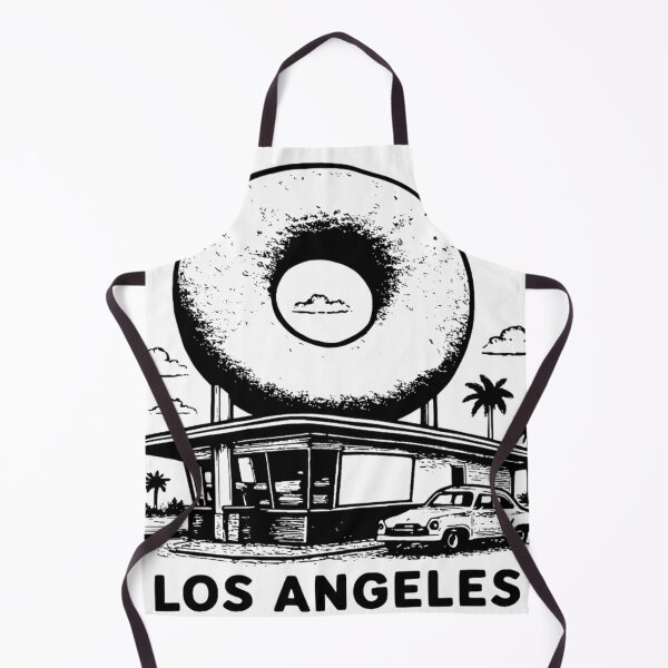 Item preview, Los Angeles Donuts - Retro Vintage California Design designed and sold by Kathunk Designs.