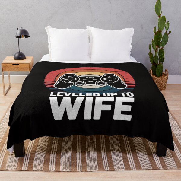 Item preview, Leveled Up To Wife Gifts For Her Newly Married Couple designed and sold by ForestMmost.