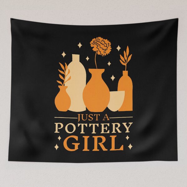 Item preview, Potter Ceramic Clay - Handcraft Just A Pottery Girl designed and sold by ElaineEsther.