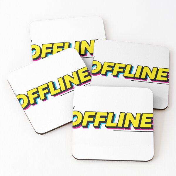 Item preview, OFFLINE Streamer Status Pop Art Comic Style designed and sold by iwzzuel.