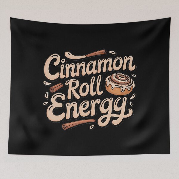 Item preview, Cinnamon Roll Energy Winter Christmas Baking Nordic Baker designed and sold by RubySandy.