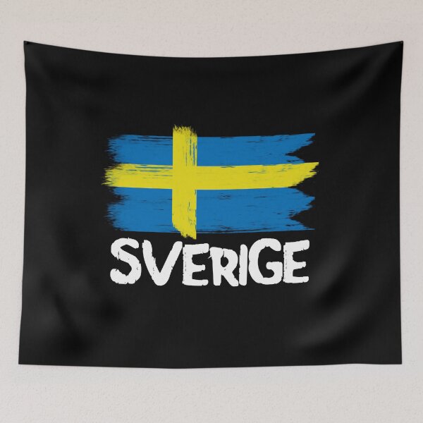 Item preview, Sweden cool Swedish flag vintage flag - Sweden lover tourist souvenir national gift designed and sold by vibeno1.