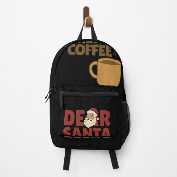 Item preview, Dear Santa Bring Coffee – Retro Christmas Coffee Lover Design designed and sold by Kewessthetic.