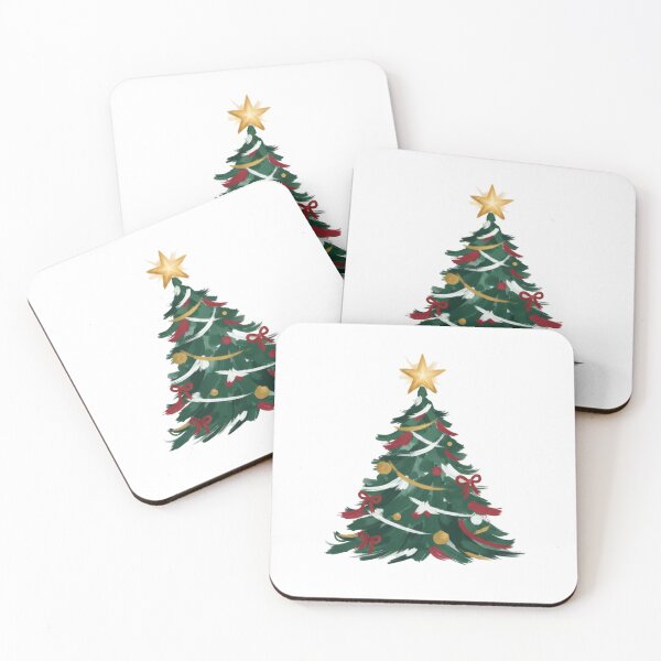 Artikelvorschau, Colorwater Weihnachtsbaum Festliche Feiertage Aquarell entworfen und verkauft von chattsuede.