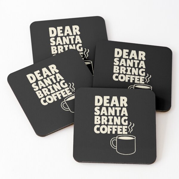 Item preview, Copy of Dear Santa Bring Coffee – Retro Christmas Coffee Lover Design designed and sold by Kewessthetic.