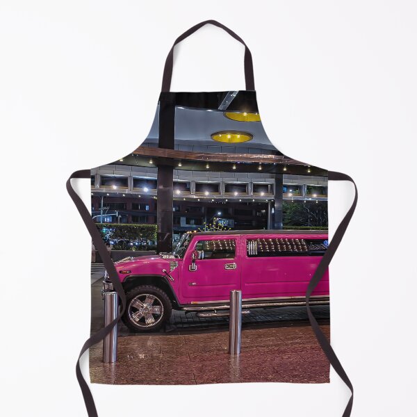 Aperçu de l'œuvre Le long Hummer rose extensible - Melbourne, Victoria, Australie créée et vendue par Steven Jodoin.