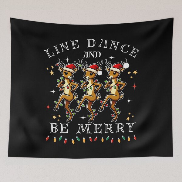 Item preview, Reindeer Line Dance And Be Merry Christmas Festive Dancing designed and sold by ToriKarla.