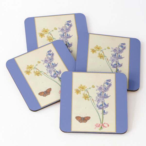 Artikelvorschau, Madeleine Francoise Basseport: Botanisches Blumenbild mit Schmetterling entworfen und verkauft von Tridentulus.
