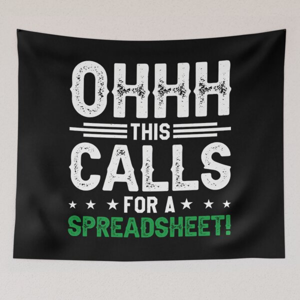 Item preview, Fashion Calls Holiday For Spreadsheet Christmas This Nerd Funny Oh Classic designed and sold by JasonCorvar.