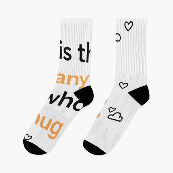 Item preview, Is There Anyone Who Can Hug Me? Wholesome Quote designed and sold by iwzzuel.