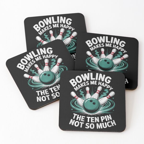 Item preview, Bowling Makes Me Happy The Ten Pin Not So Much Funny Bowling designed and sold by ElaineEsther.