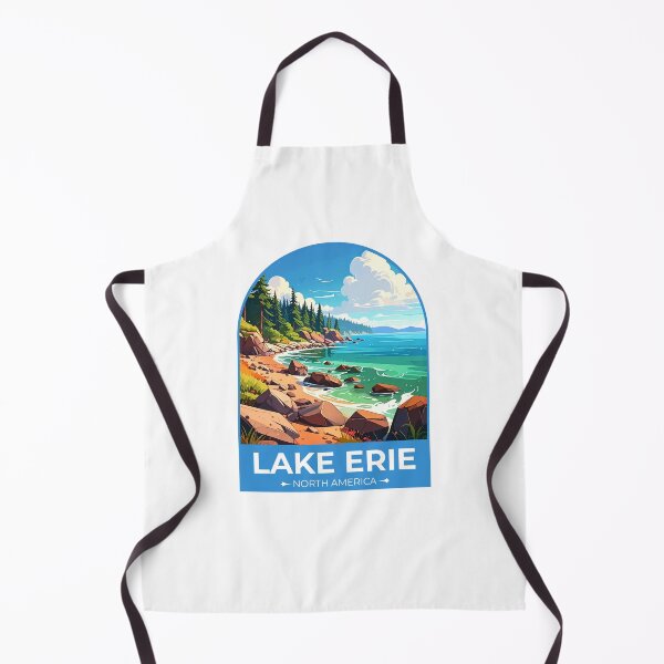 Item preview, lake erie North America Sticker designed and sold by TulipaGraphics.