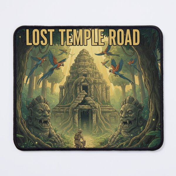 Item preview, Zwift-Inspired Jungle Ride – Lost Temple Road Poster designed and sold by loccotown168.