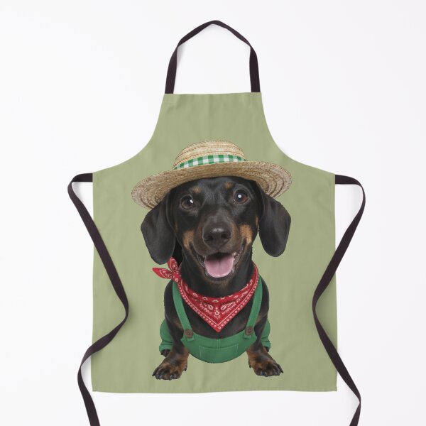 Item preview, Gardening fun with a dachshund designed and sold by ZabCreation.