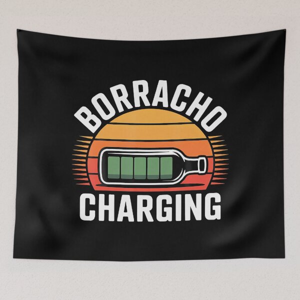 Item preview, Borracho Cargando Borracho Fiesta Achispado - designed and sold by ElaineEsther.