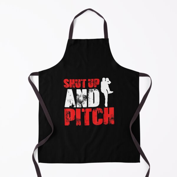Item preview, Shut Up And Pitch Funny Baseball Pitcher Sports Design designed and sold by ToriKarla.