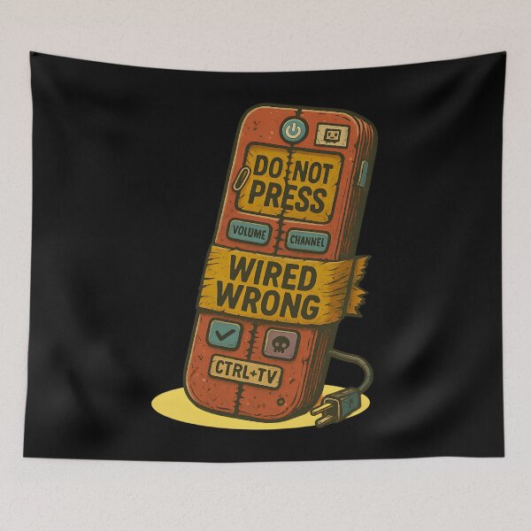 Item preview, Wired Wrong Retro Remote Gone Rogue designed and sold by nhjegrhdlx48.