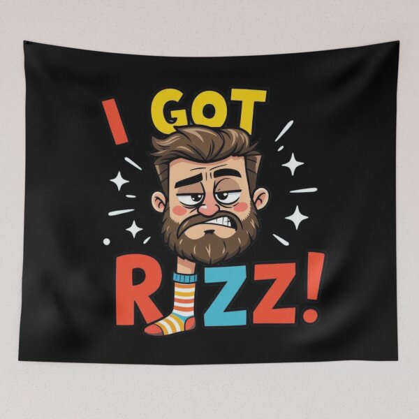 Item preview, Funny "I got Rizz" character  designed and sold by Shs-Kenya.