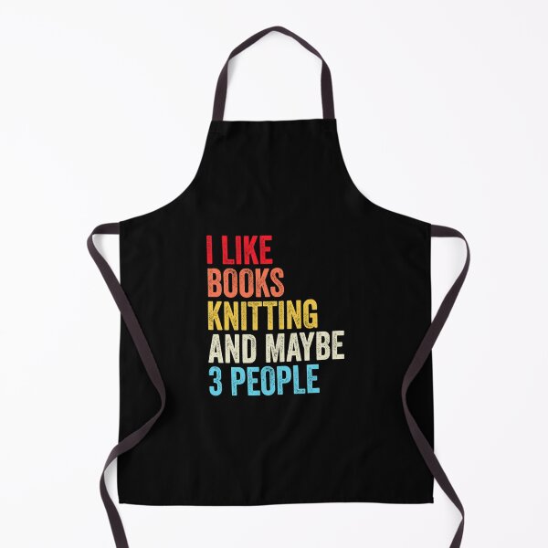 Item preview, I Like Books Knitting And Maybe Three People Shirt Funny Cool Knitting Mens Womens Girls Lovers Birthday Christmas Gift Shirt designed and sold by DonnieJennie.