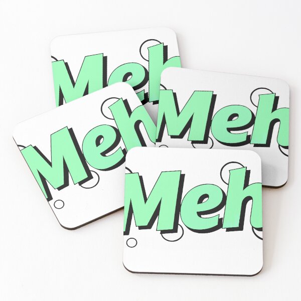 Item preview, Meh. Pop Art Comic Relief Design designed and sold by iwzzuel.