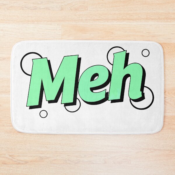Item preview, Meh. Pop Art Comic Relief Design designed and sold by iwzzuel.