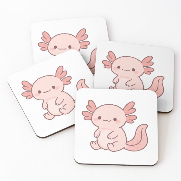 Item preview, Kawaii Axolotl – Cute Water Creature Art designed and sold by kimkosovo.