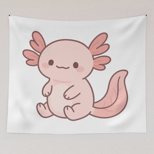 Item preview, Kawaii Axolotl – Cute Water Creature Art designed and sold by kimkosovo.