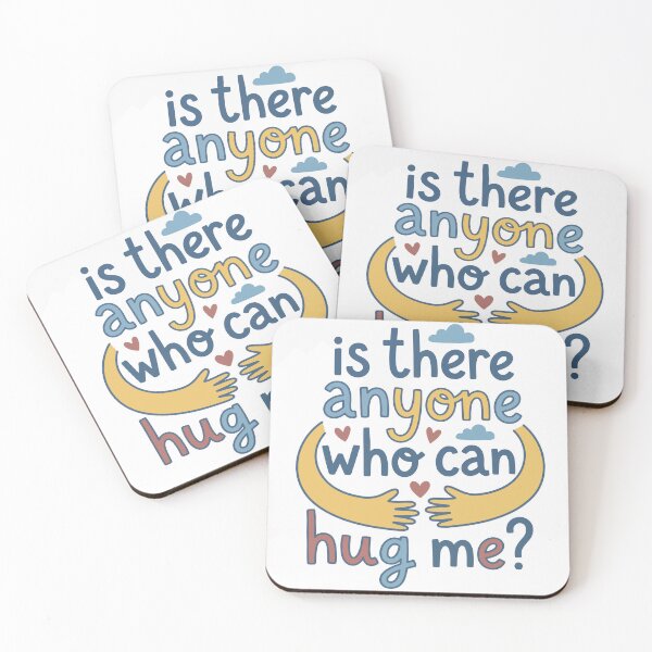 Item preview, Need a Hug? Cute Mental Health Support Illustration designed and sold by iwzzuel.