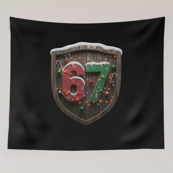 Item preview, Number 67 Matching Six Seven Shirt 6 7 Meme 6-7 Christmas Costume   designed and sold by facegm.