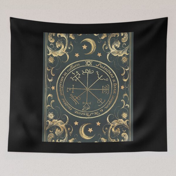 Item preview, Arcane Sigil Grimoire Vintage Occult Symbol Design designed and sold by nhjegrhdlx48.