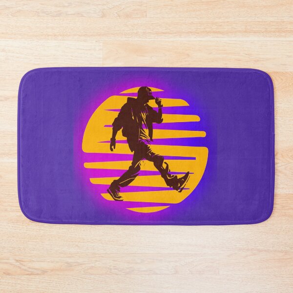 Item preview, Neon Breakdance Rider – Retro Sunset Floor designed and sold by Ivy-Triggs.