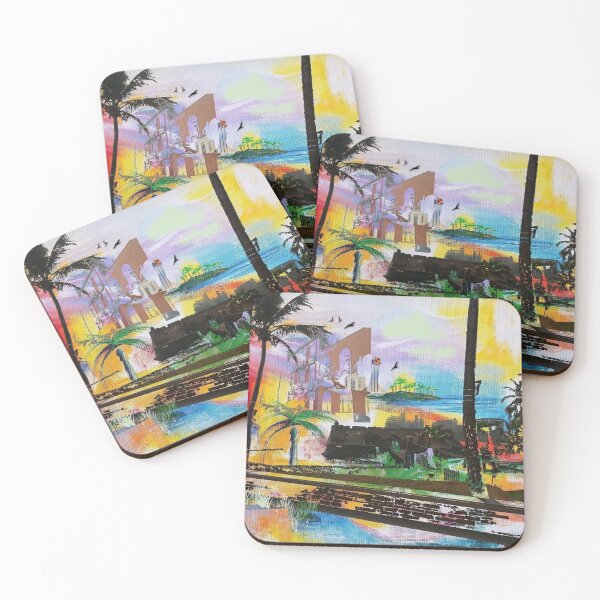 Item preview, Old San Juan creative new media collage - Caribbean, Puerto Rico art designed and sold by galina-art.