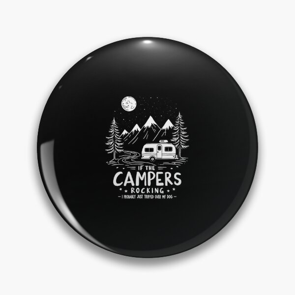 Item preview, If The Campers Rocking - Crazy Dog Lover For Funny Camping designed and sold by JuanitaJulia.