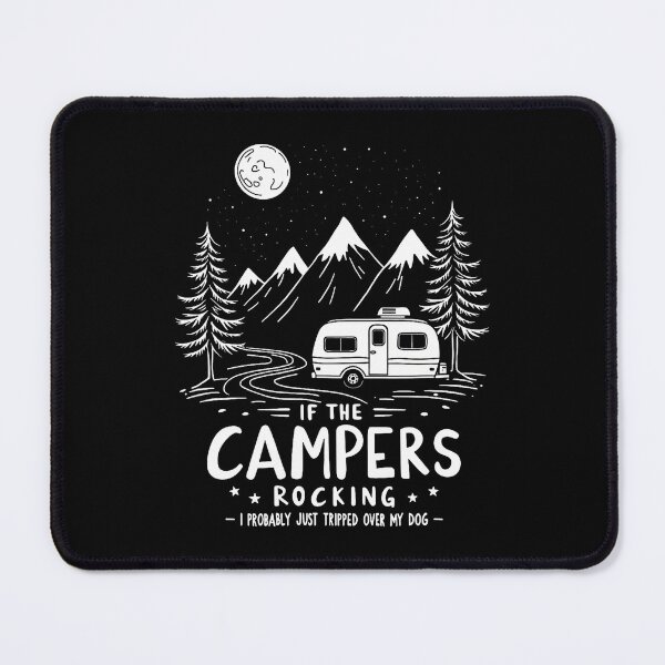 Item preview, If The Campers Rocking - Crazy Dog Lover For Funny Camping designed and sold by JuanitaJulia.