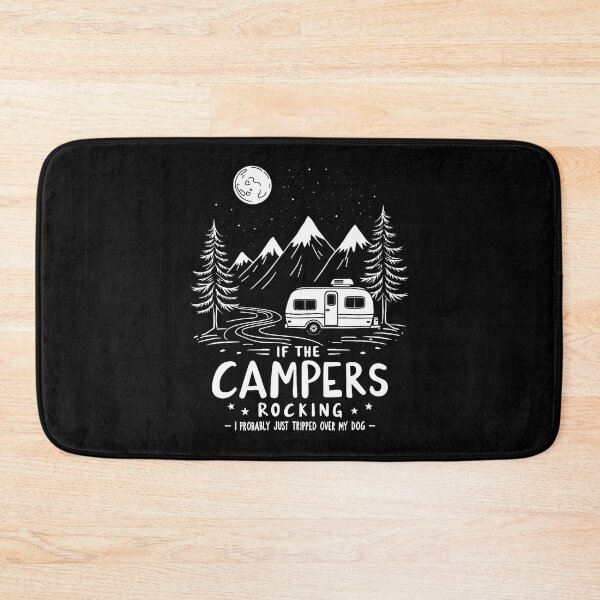 Item preview, If The Campers Rocking - Crazy Dog Lover For Funny Camping designed and sold by JuanitaJulia.