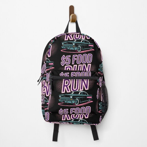 Item preview, Five Dollar Food Run Retro Car Neon Drive Design designed and sold by SplashTastic.