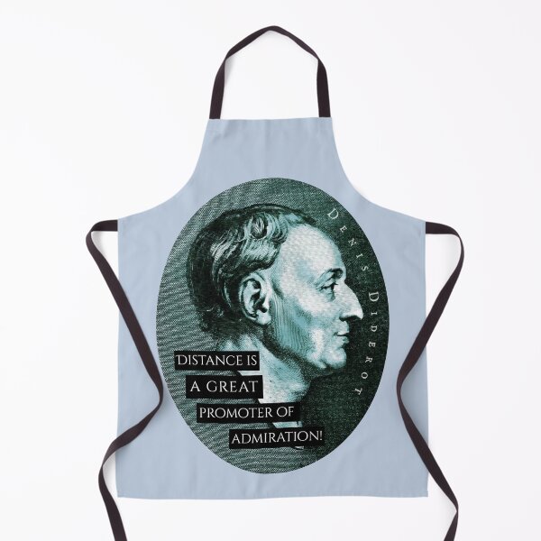 Item preview, Denis Diderot quote: Distance is a great promoter of admiration! designed and sold by artbleed.