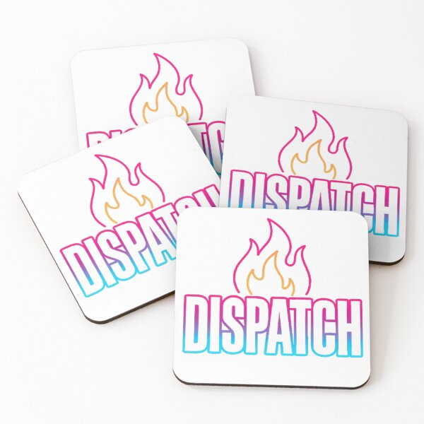 Item preview, DISPATCH Neon Flame Logo – Bold Streetwear Cyberpunk Graphic designed and sold by Yoraaaz.