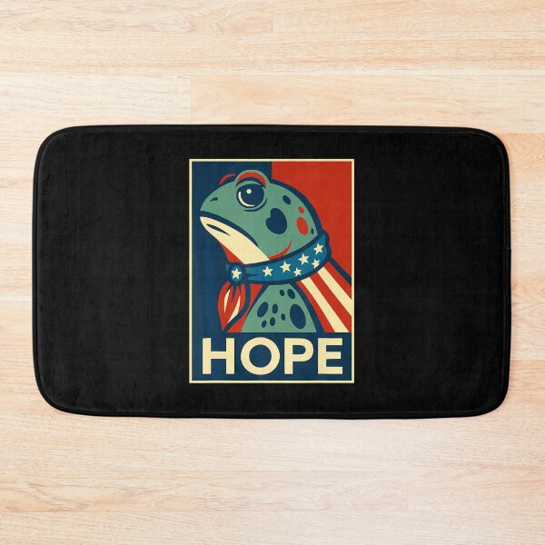 Artikelvorschau, Vintage Hope Frog Poster Portland Froschprotest Männer Frauen entworfen und verkauft von LavetaCatherine.