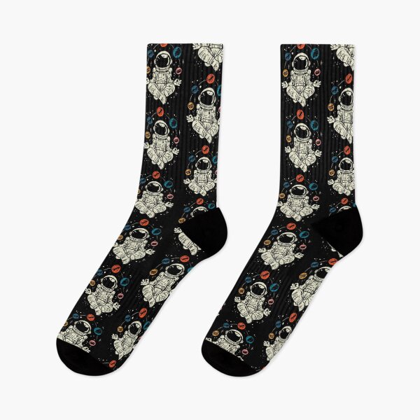 Item preview, Meditating Astronaut Planets Space Yoga Lotus Kids Men Women designed and sold by LorraineRita.
