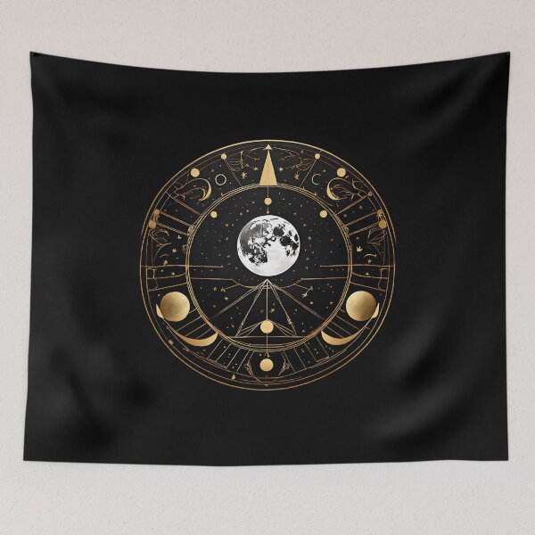 Item preview, Celestial Symbols And Moon Phase Art designed and sold by nhjegrhdlx48.