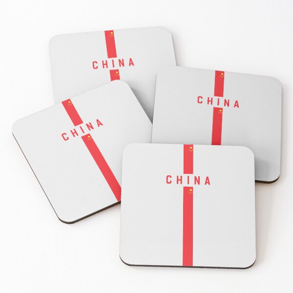 Item preview, China Flag Stripe – Vertical Minimalist Tribute designed and sold by mashmosh.