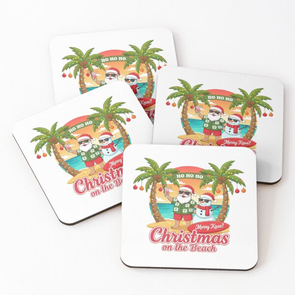 Item preview, Humorous Tropical Christmas Beach Santa Snowman Quote designed and sold by chattsuede.