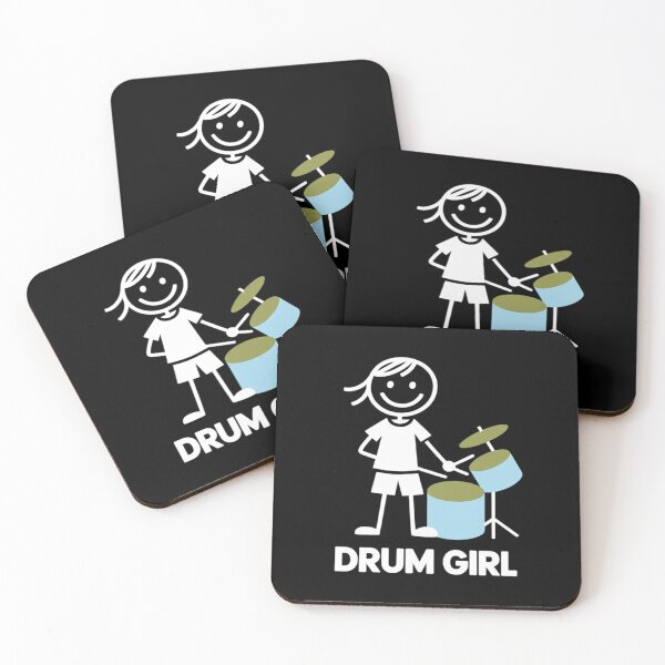 Item preview, Womens Drummer Drum Girl Plays Drums designed and sold by HardcoreTour.