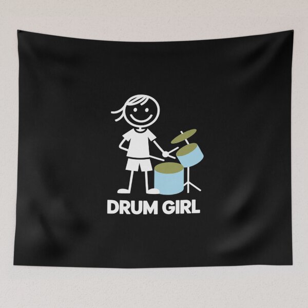 Item preview, Womens Drummer Drum Girl Plays Drums designed and sold by HardcoreTour.
