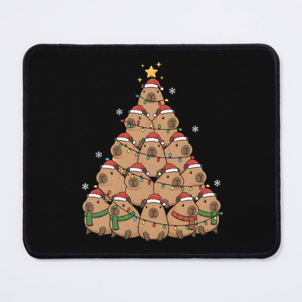 Item preview, Cute Capybara Christmas Tree designed and sold by thebest-2studio.
