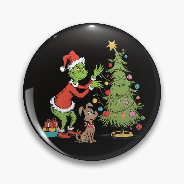 Item preview,  Retro Grinch Christmas Tree  Vintage Grinch And Friends Holiday  designed and sold by SherinaFrasie.